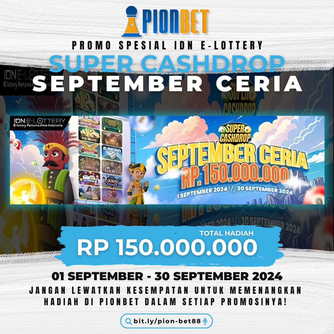 Super Cash Drop September Ceria