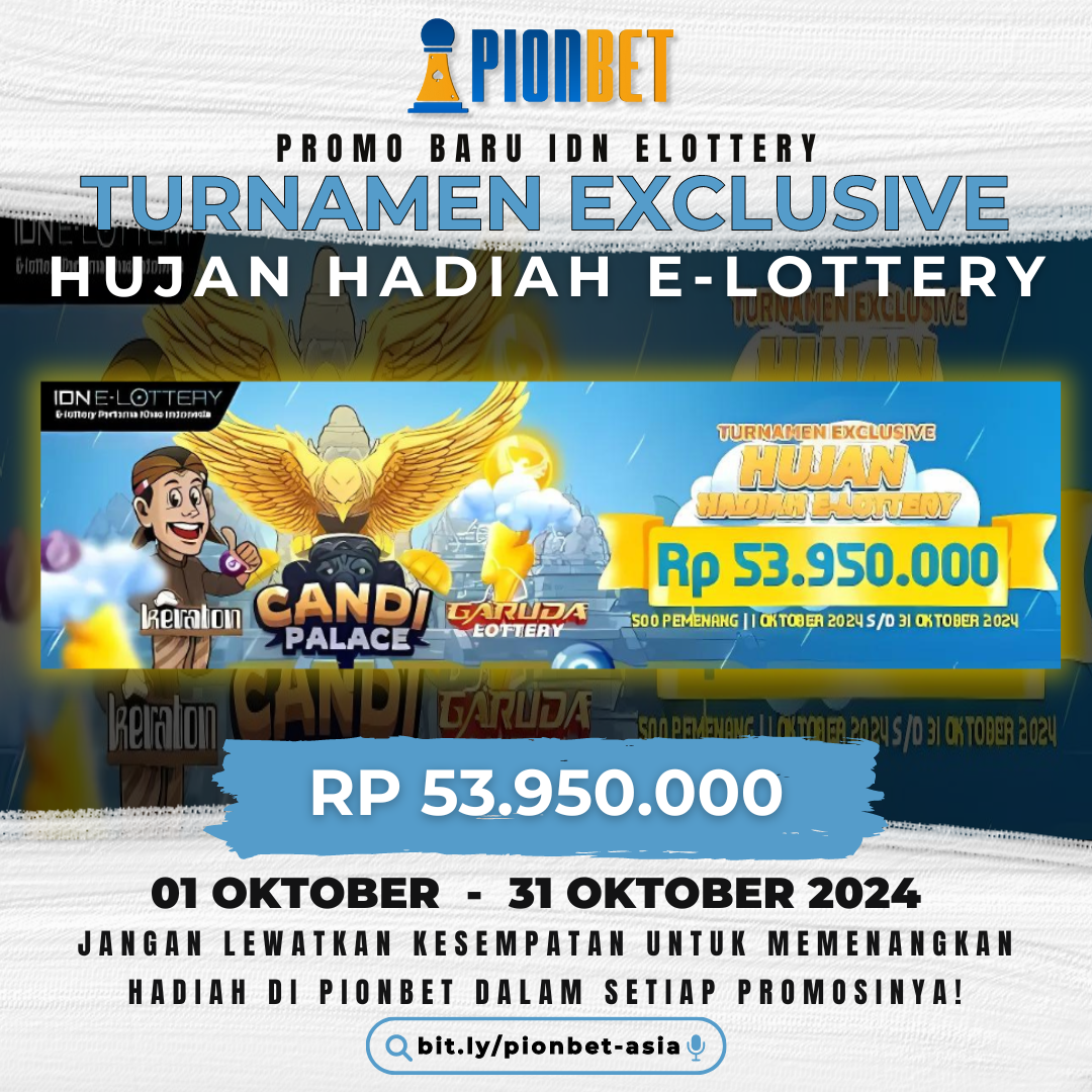 Turnamen Exclusive Hujan Hadiah E-Lottery