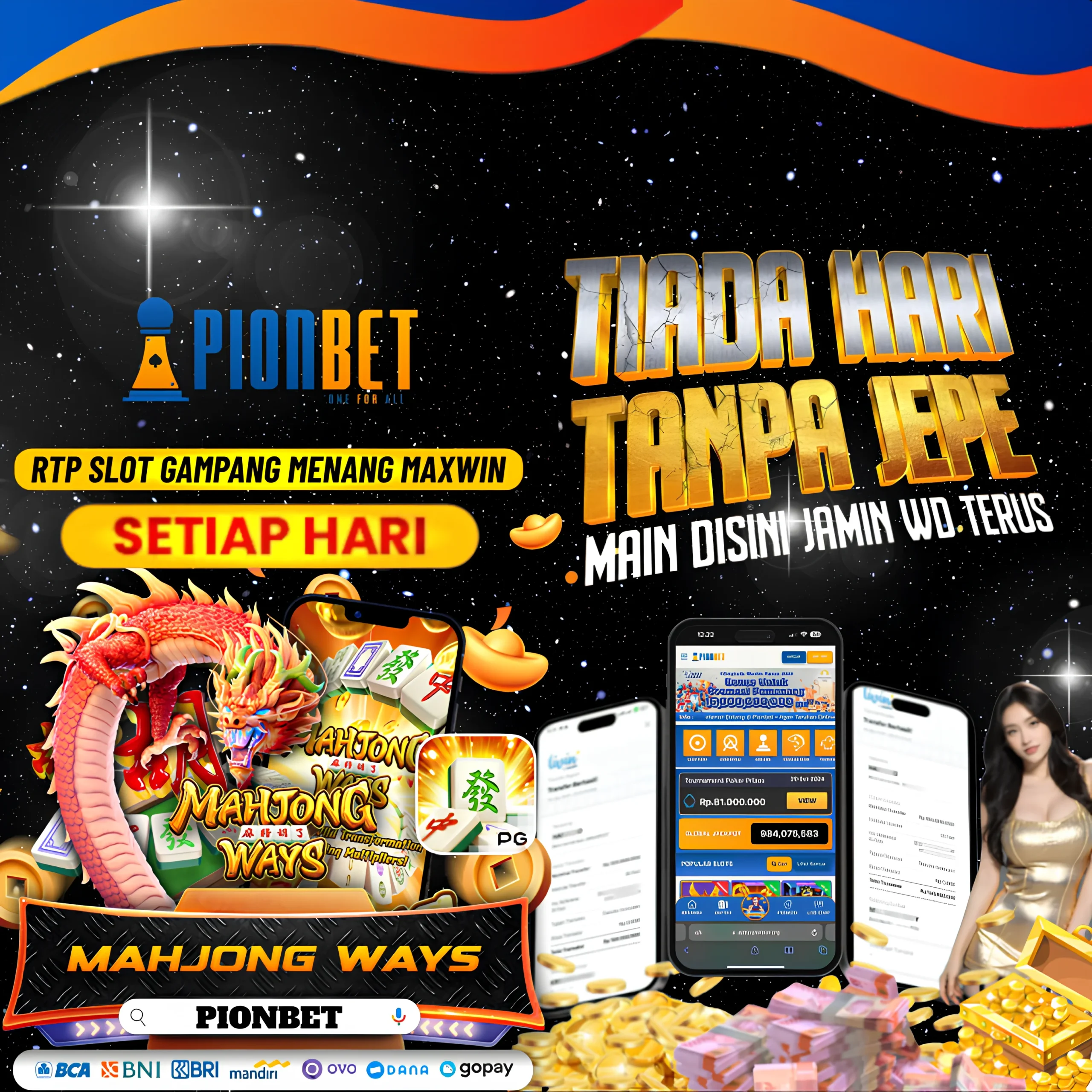 PIONBET Situs Slot Online Terbesar dan Terpercaya Di Indonesia dengan RTP Tertinggi